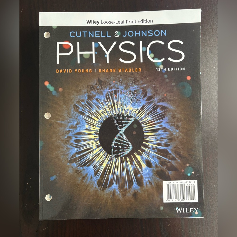Cutnell & Johnson Physics 12th Edition Textbook